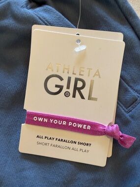 Athleta girl All Play Farallon Shorts - Navy Blue